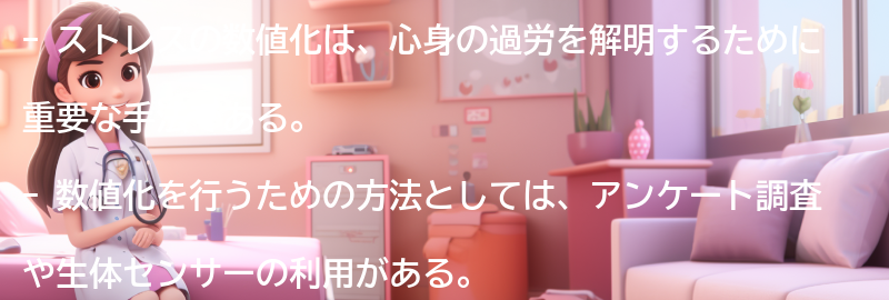 ストレスの数値化を行うための方法とツールの要点まとめ