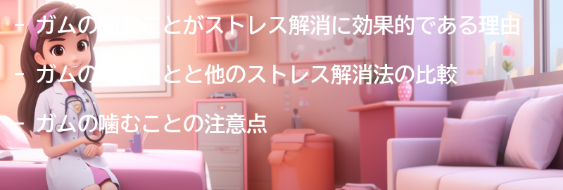 他のストレス解消法との比較の要点まとめ