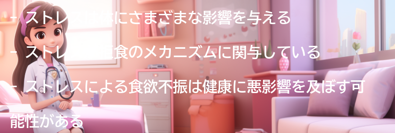 ストレスが体に与える影響とは？の要点まとめ