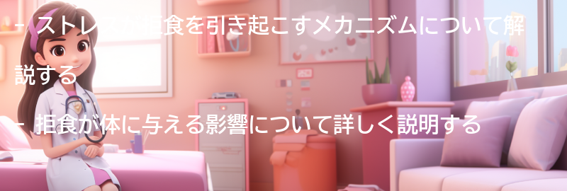 「拒食」の体への影響の要点まとめ