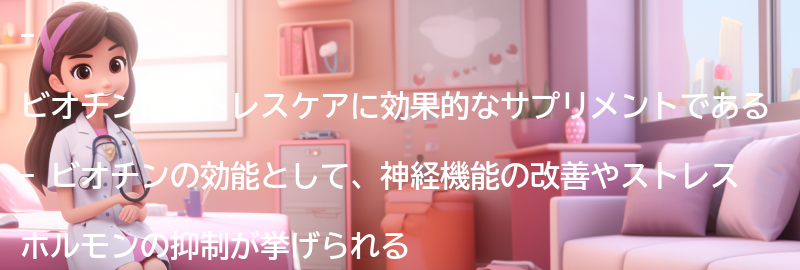 ビオチンを活用したストレスケアの方法の要点まとめ