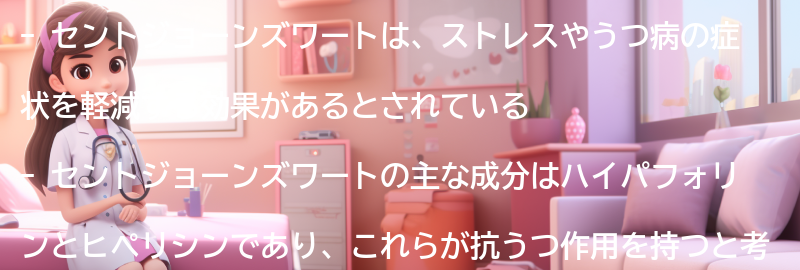 セントジョーンズワートの効果とはの要点まとめ