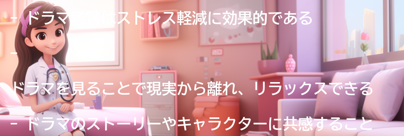 ドラマ鑑賞の効果の要点まとめ